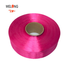 Stock 150D FDY 100% polyester yarn colored dope dyed recycled polyester with GRS certificate